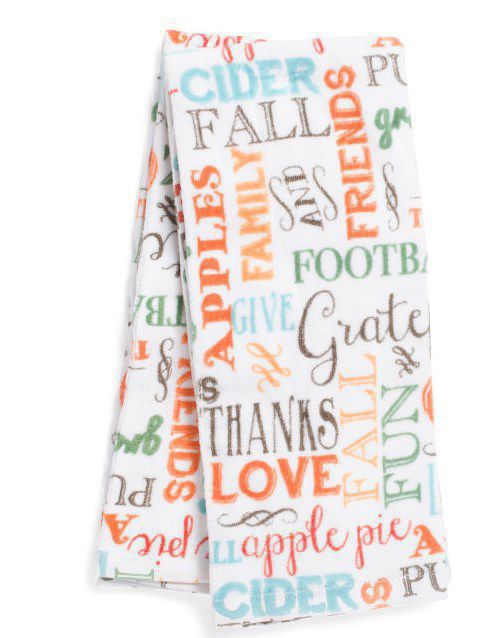 Get your kitchen in the autumn spirit with these hand towels